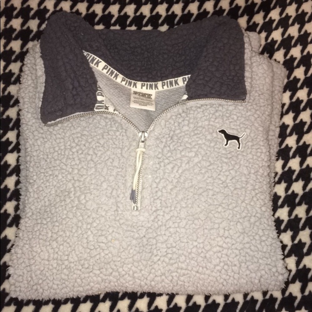 Vs Pink Sherpa Jacket
